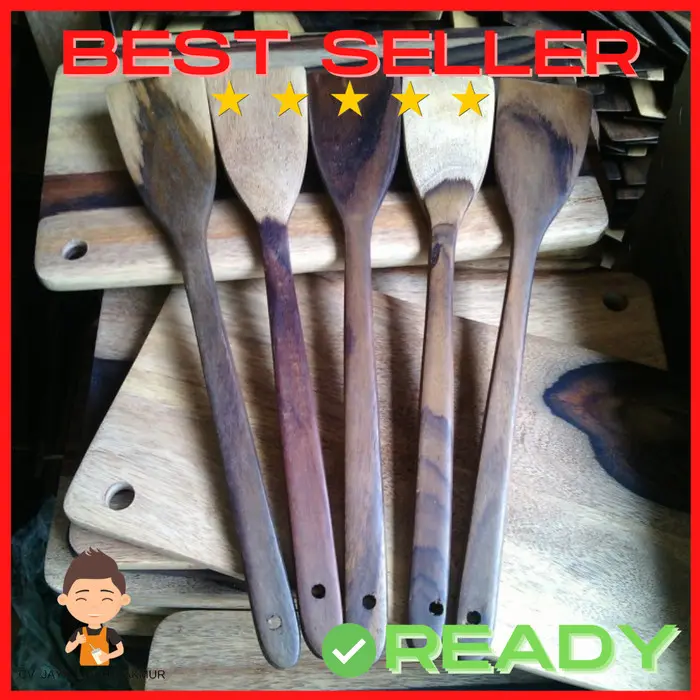 Sutil Kayu | Sodet | Wooden Spatula 1