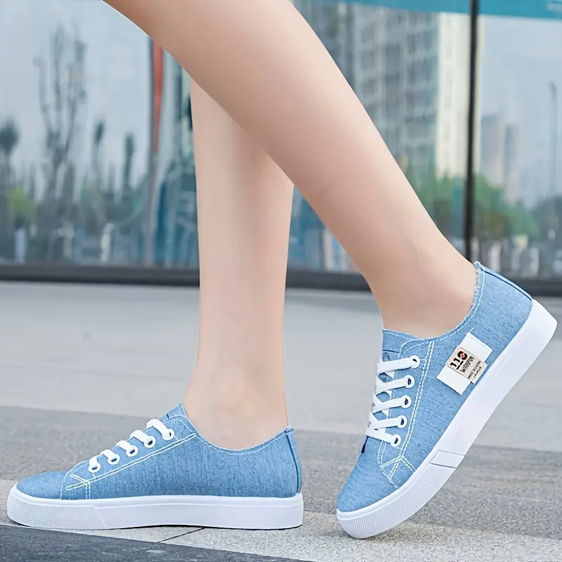 One Pair of Stylish Versatile Shoes, Low-Top White Sneakers with Elegant Breathability, Casual Single Shoes Showcasing Feminine Charm 2