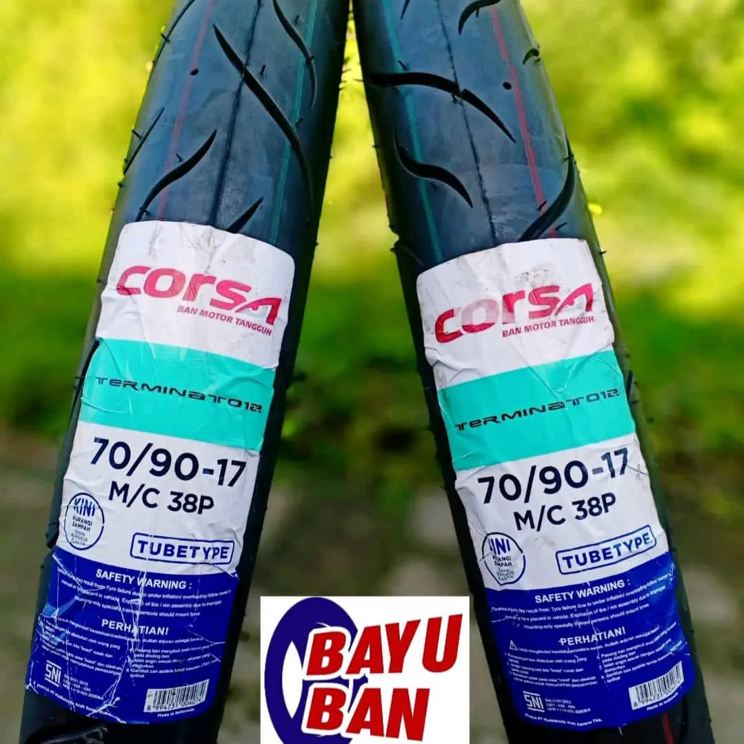 Ban Corsa Terminator ring 17 set depan belakang