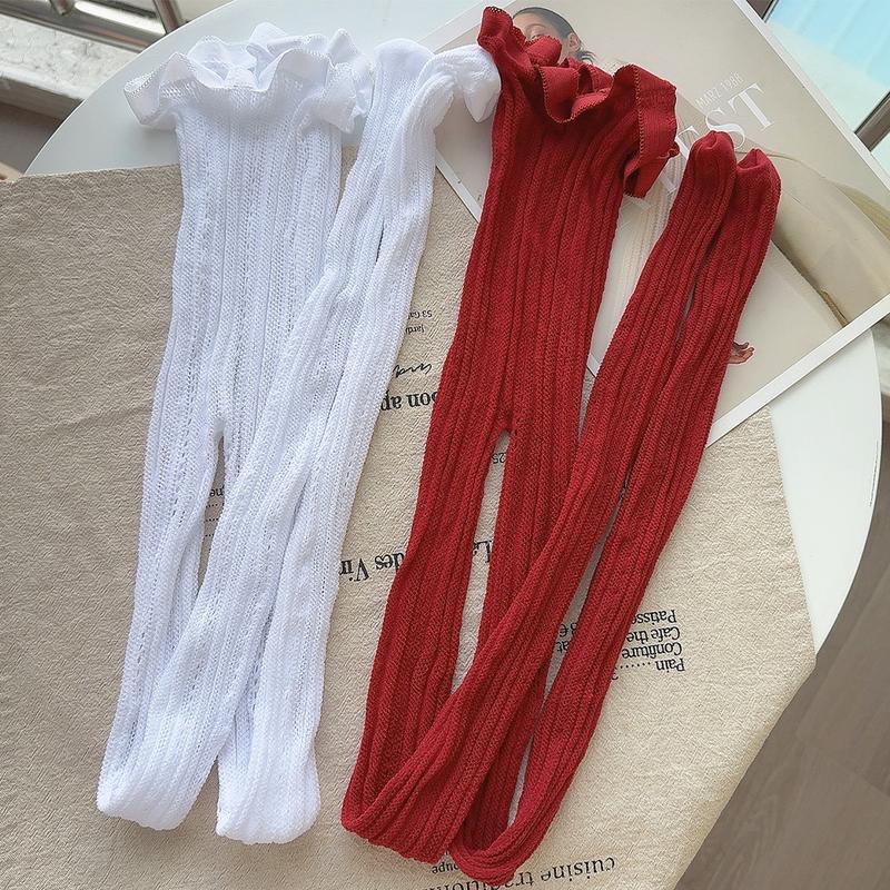 Product Introduction of Quần Tất Ren, Thiết Kế Khoét Lỗ Họa Tiết Hình Thoi Và Sọc, Quần Tất Lưới Cá, Dành Cho Nữ, Quần Legging Jacquard Lotita 18