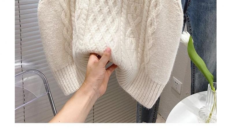 Product Introduction of Áo Len Không Tay Xoắn Cổ Điển Bộ Sưu Tập Mùa Xuân Và Mùa Thu, Dành Cho Nữ, Phong Cách Hàn Quốc, Váy Băng Quấn Dáng Rộng Rãi, Áo Vest Dệt Kim, Cổ Tròn Bên Ngoài, Hàng Mới Về Năm 2025 10