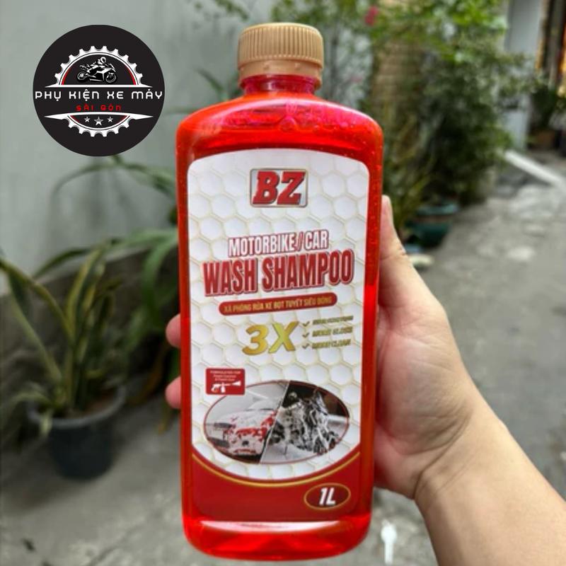 Xà bông BZ rửa xe Gloss Shampoo thế hệ mới siêu bọt rửa cực sạch, nước rửa xe…