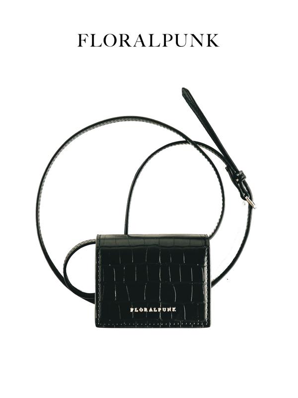  Ví Đeo Chéo Gwen Woc Floralpunk - Mini Bag Da PU Cao Cấp Đựng AirPods Chìa Khóa & Thẻ ATM 