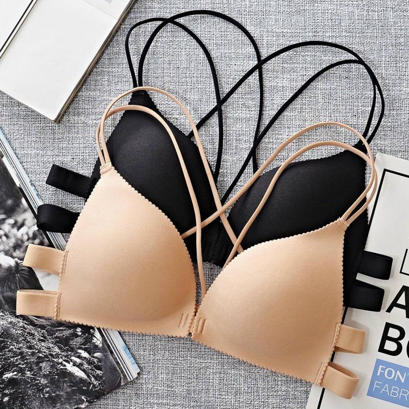 Product Introduction of Áo cài trước ôm ngực bàn tay dây chéo gợi cảm - Bra mỏng, nhẹ siêu mát - BRA810 13