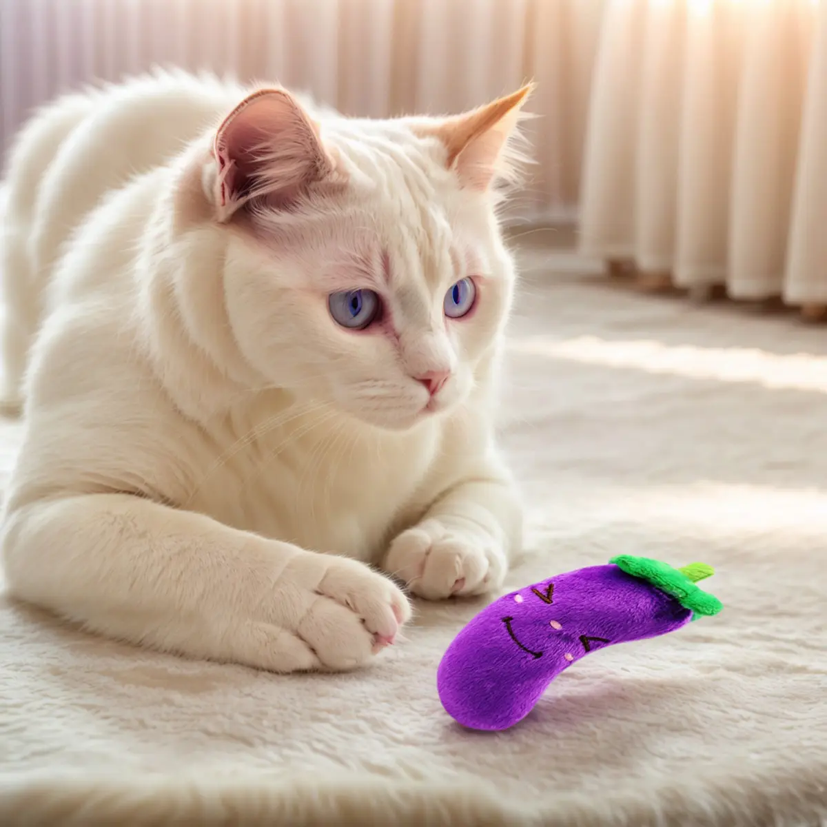 Plush Dog Toys, Fruit and Animal Shaped Squeaky Toys, Pet Supplies, Suitable for Small and Medium Dogs