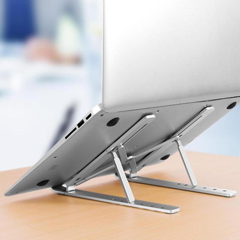 (Hàng thanh lý) Giá đỡ Laptop Macbook gấp gọn chữ X Kim loại Nhôm