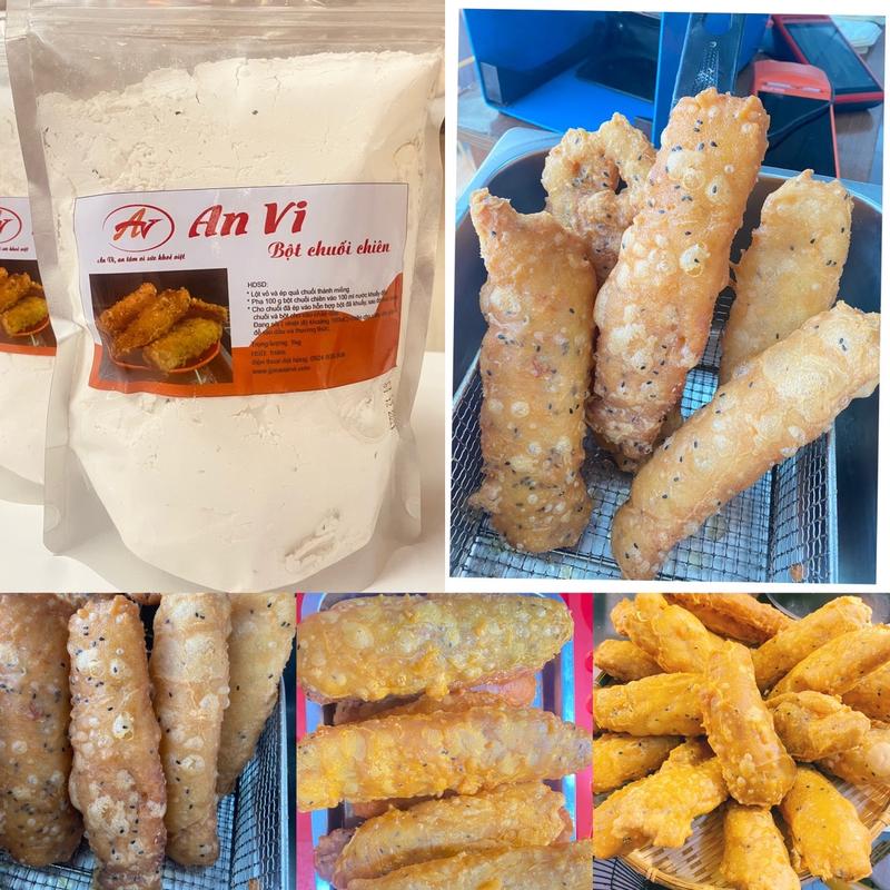  Bột chiên chuối An Vi trộn sẵn gia vị 