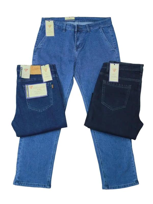 Quần Jean Dài Nam Ống Suông Mẫu Túi Chéo co giãn tốt Menswear Kaki - Việt Trinh Store Heo