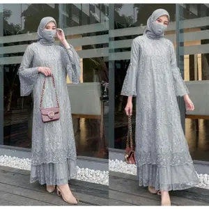 ANGEL DRESS BRUKAT TULLE / DRESS MUSLIM BCB