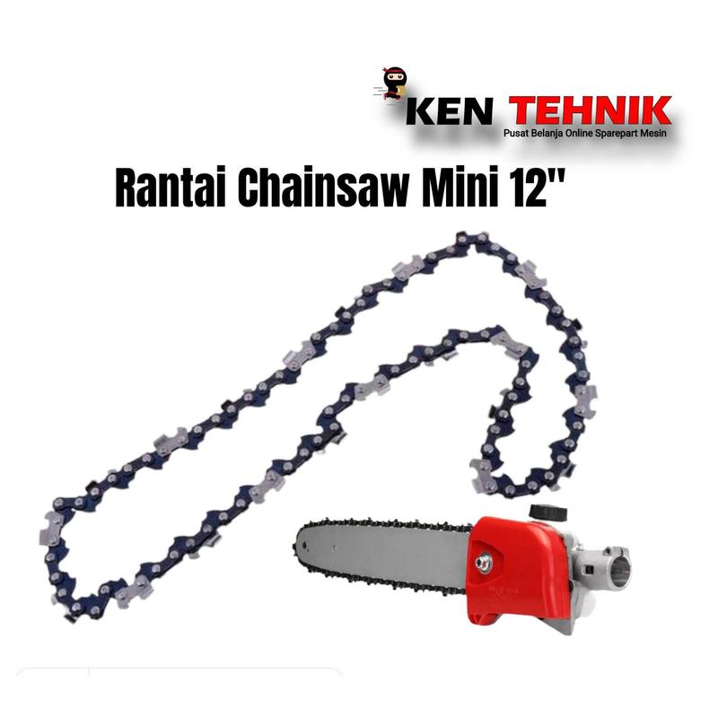 Rantai Chainsaw Mini Potong Rumput Bar 12inch - Shop | Tokopedia