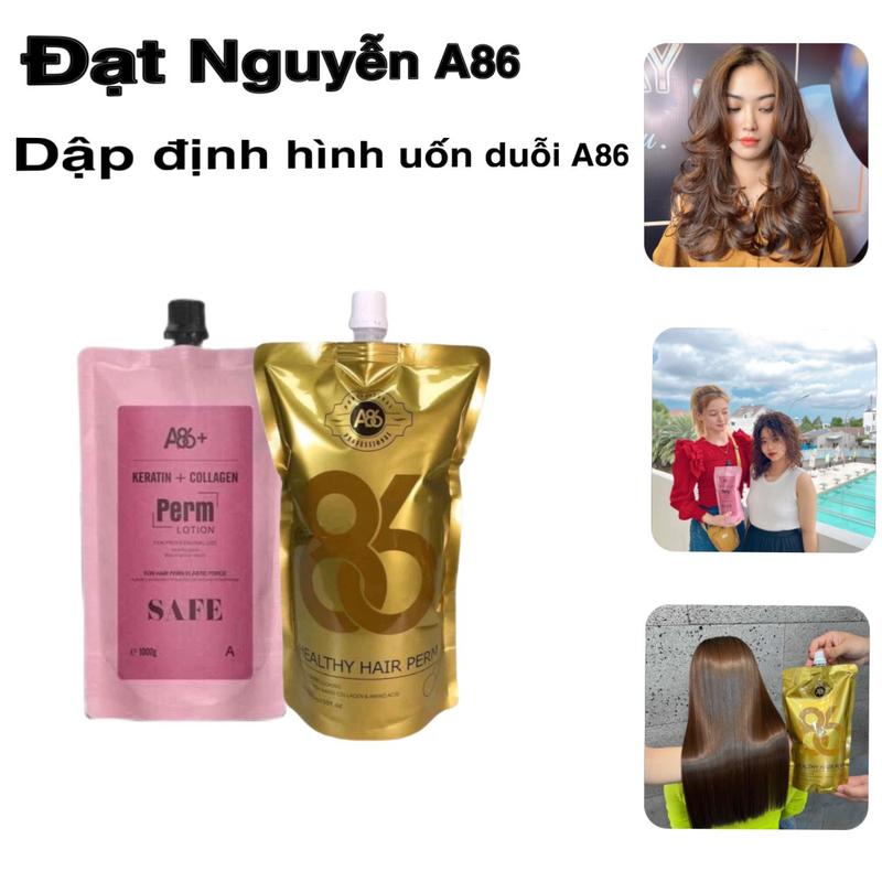 Túi dập đình hình uốn và duỗi A86 dung tích 1000ml Dưỡng Tóc Nữ Women Cleansing thuốc thẳng Chăm Sóc Tóc