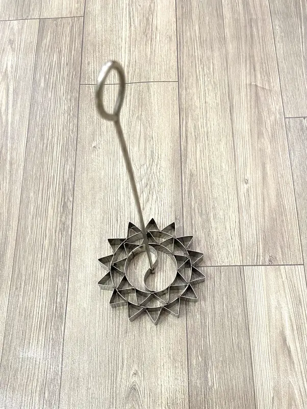Khuôn Bánh Nhúng Inox Kiểu Thái Lan, Hình  Hoa Mai - Ngôi Sao Size 9,5-10cm 2