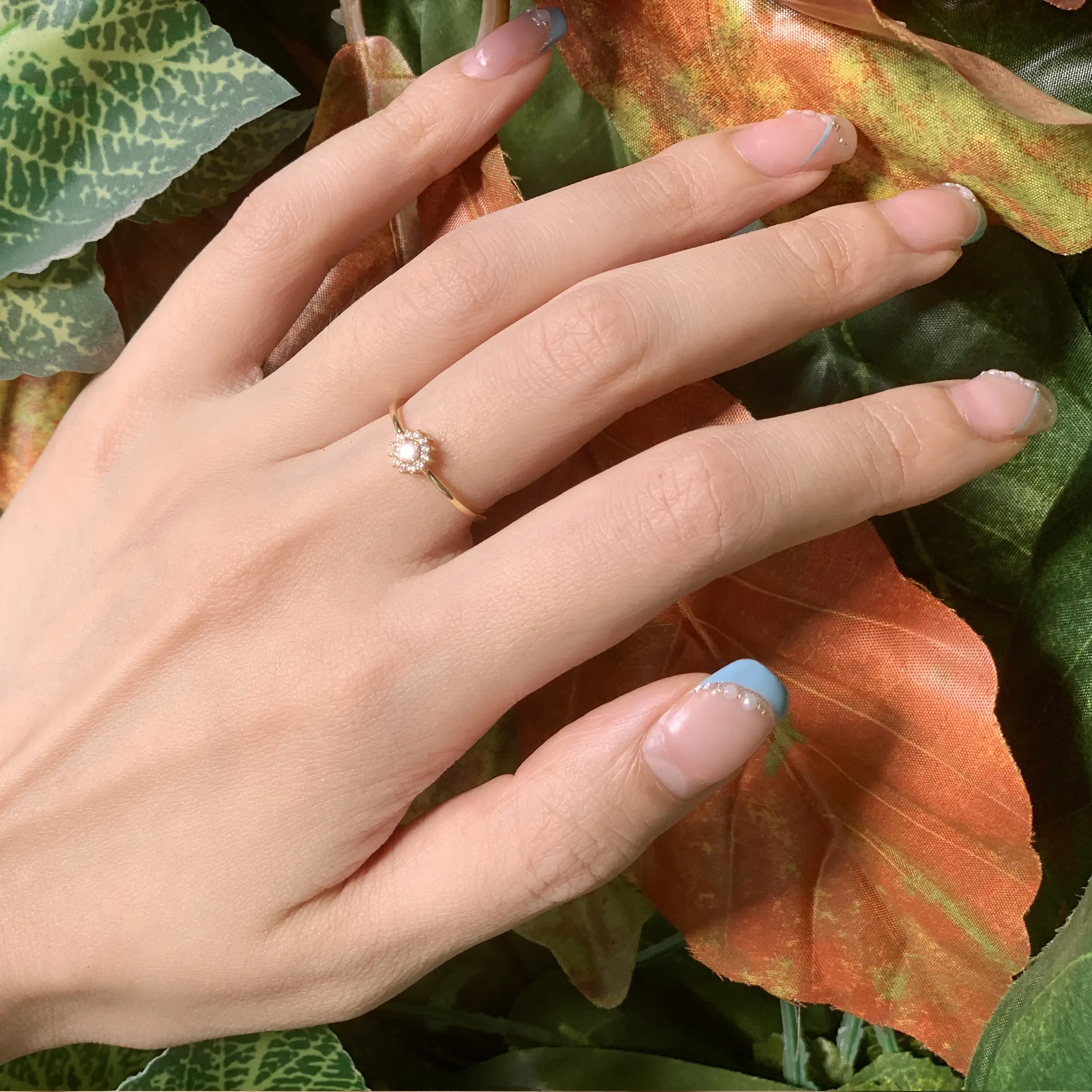 Jewelry Lover  - Ring-9 - Cincin - Sunflower Ring - Korean Style COD - Perhiasan Perak
