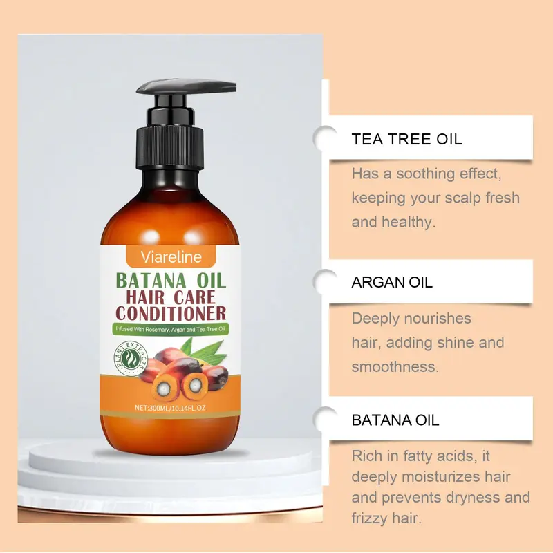 Batana Oil Shampoo & Conditioner Set, 2 Boxes Hair Care Shampoo & Conditioner, Moisturizing Soothing Hair Care Product for Men & Women 6