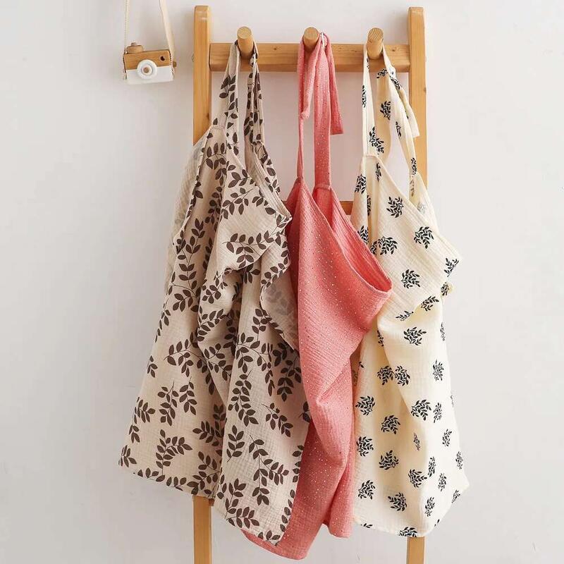 Product Introduction of New Cotton Mus Nursing Covers For Newborn Baby Swaddle Blankets Cute Outgoing Breastfeeding Shawl Towel Soft Sleeping Blanket 14