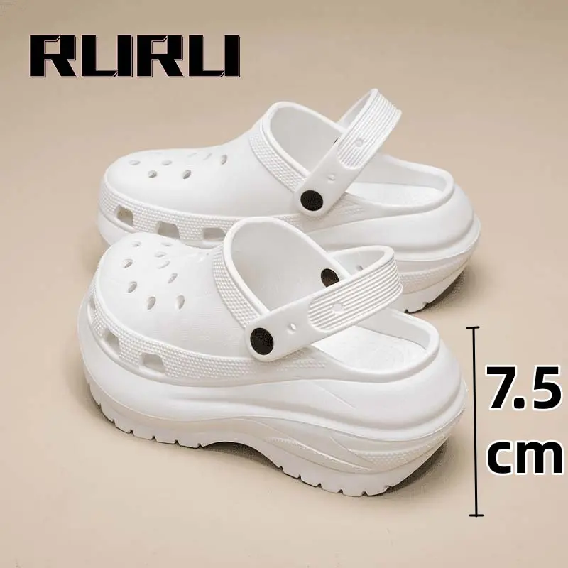 Ruru_Shop Sandals Outdoor for Women Rubber New Arrival
