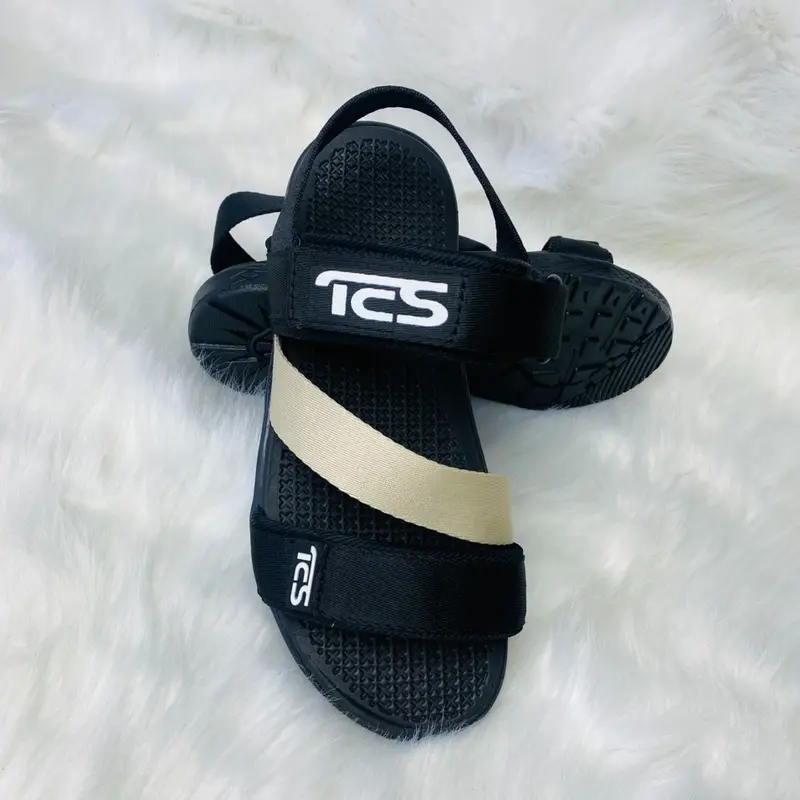 Dép Sandal TCS Hàng Xưởng Nam Nữ Chống Trượt Đế Cao Su Nhân Tạo - DéP, Đế Bằng 2