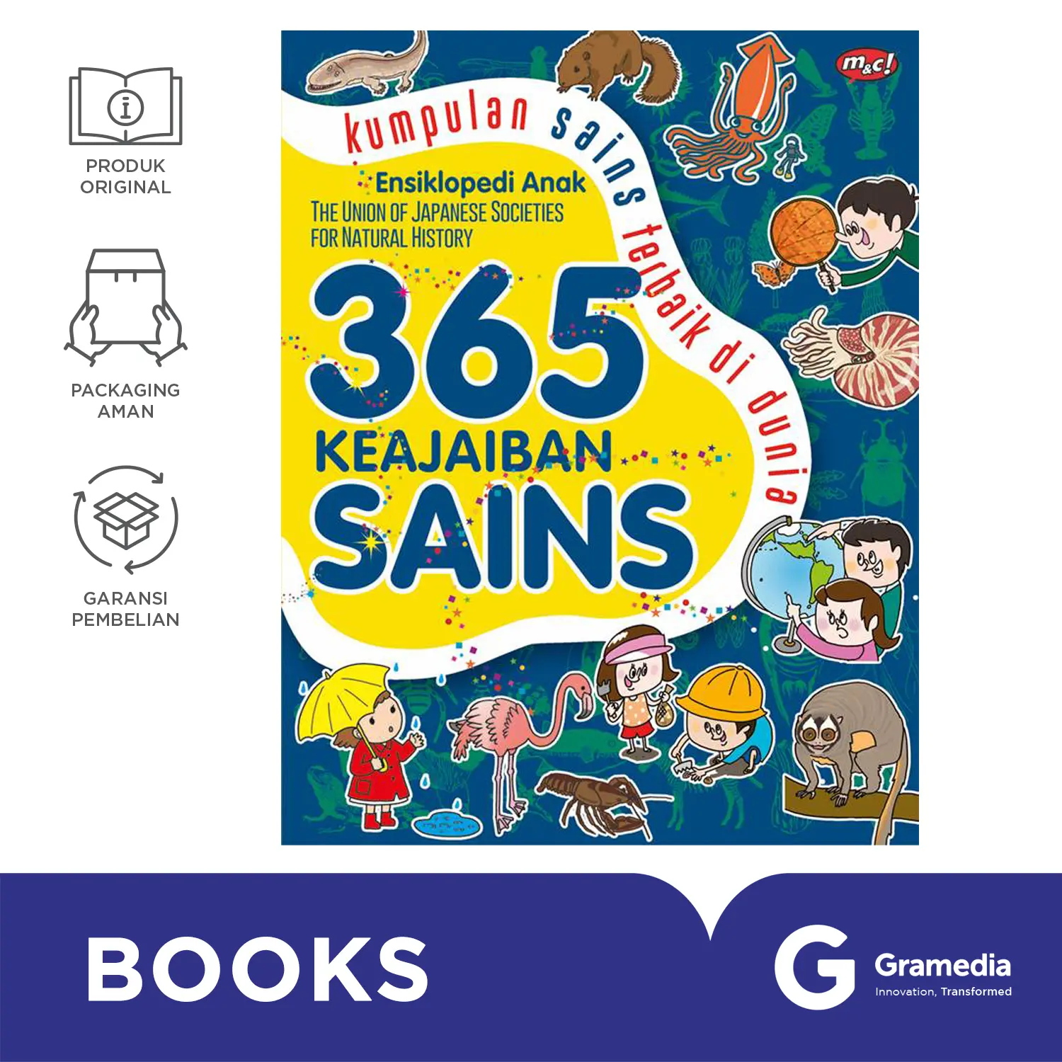 Buku Ensiklopedi Anak : 365 KEAJAIBAN SAINS - Kumpulan Sains Terbaik di Dunia