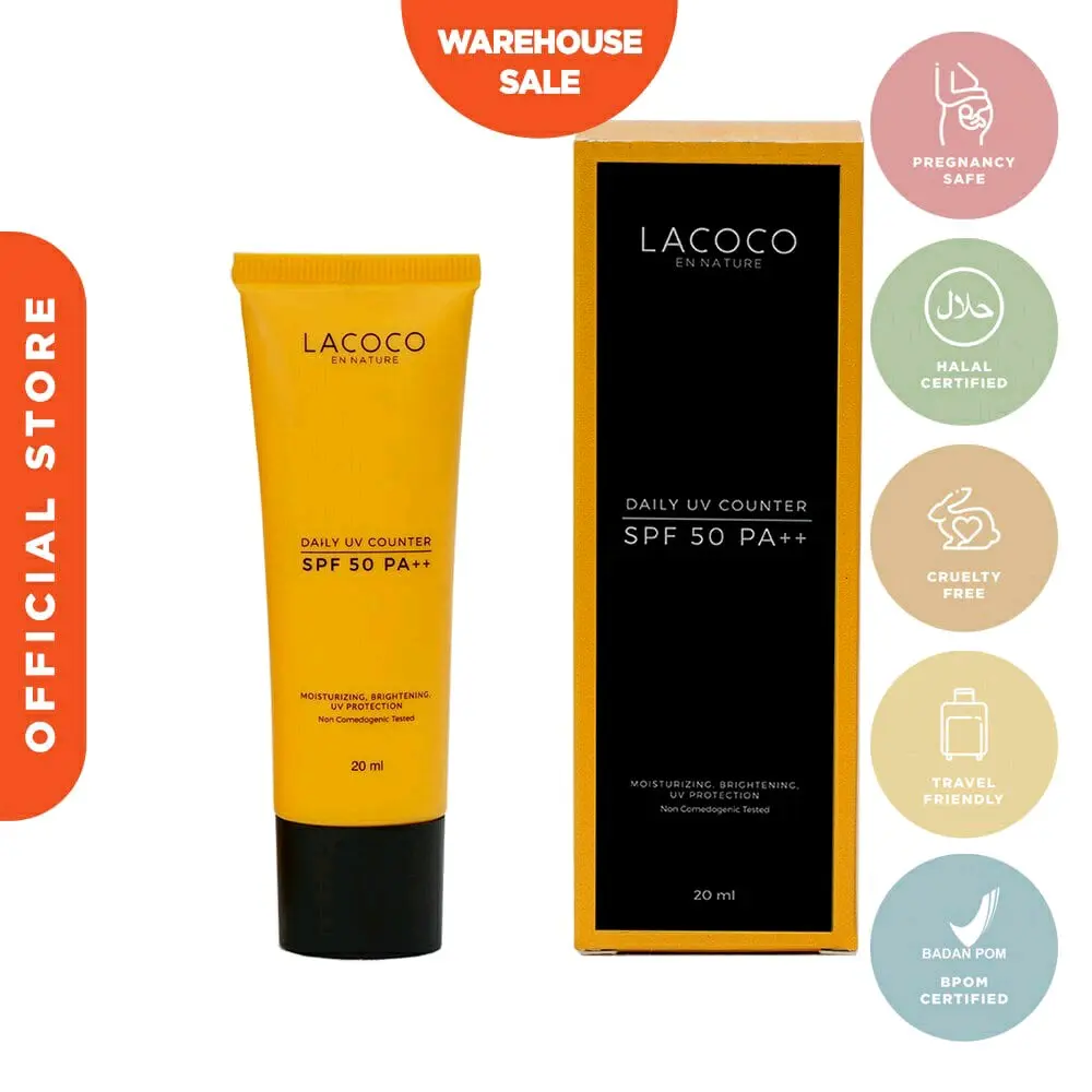 LCPF50 SUNSCREEN LACOCO DAILY UV COUNTER SPF 50 PA++ SUNBLOCK