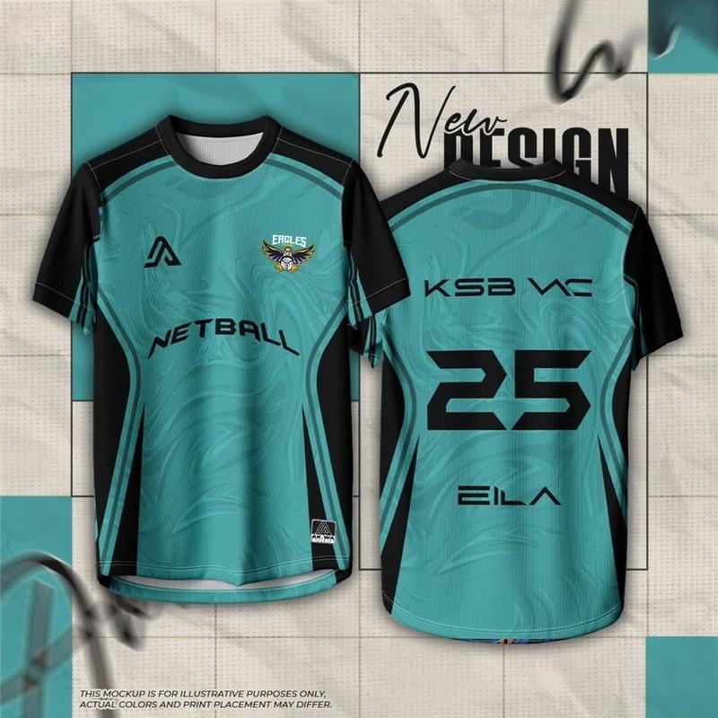 【Free Customization】 2025 Netball Jersey Sports T-Shirt Men Short ...