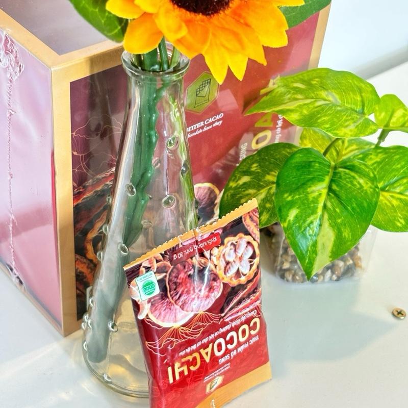 1 hộp CacoaChi Mẫu mới cacao 20 gói thơm ngon