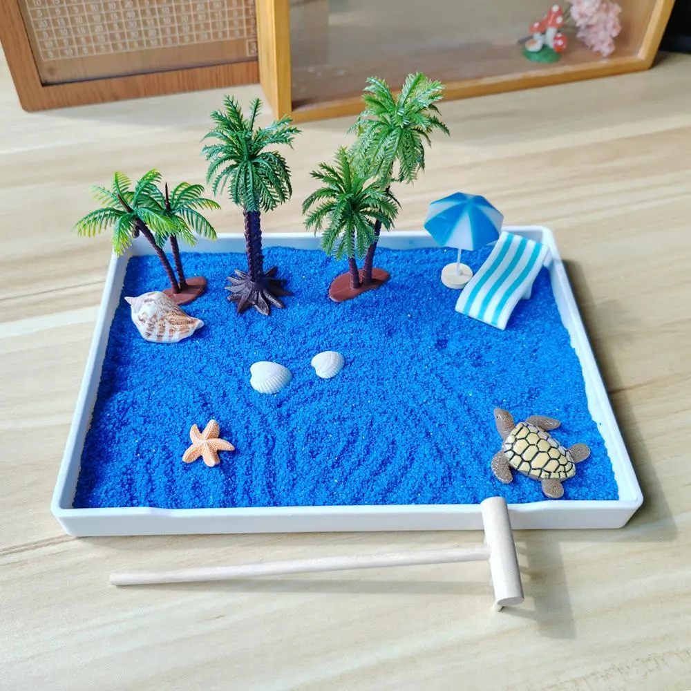 Mediterranean Resin DIY Ornament, 1 Set Handmade Beach Themed Decoration, DIY Decorative Ornament for Home Office Desk