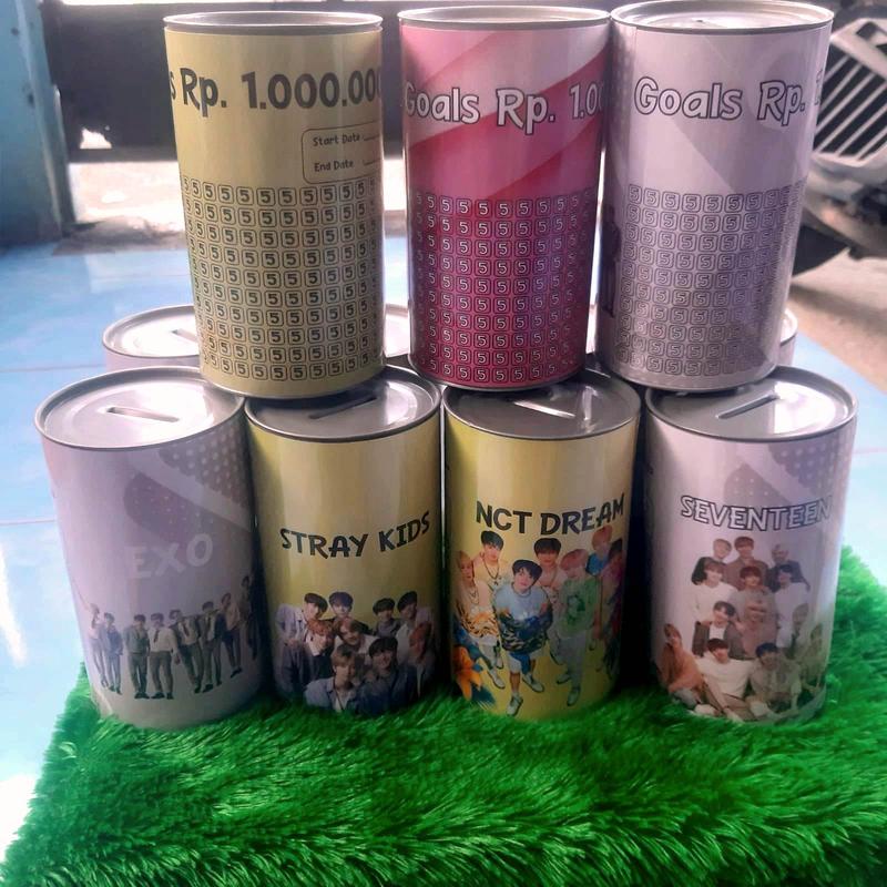 Celengan Target EXO, NCT, BTS, SEVENTEEN, SKZ, TREASURE, DAY6, - Shop ...