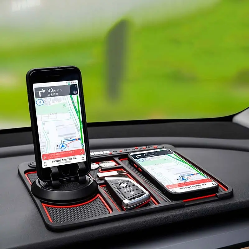 VIRALSHOP88 MAT PHONE HOLDER DASHBOARD anti slip dudukan hp mobil mat alas mobil dashboard anti slip M007