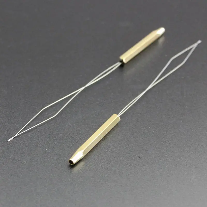 Silver + yellow fly tied winder Fishing outdoor supplies FDD