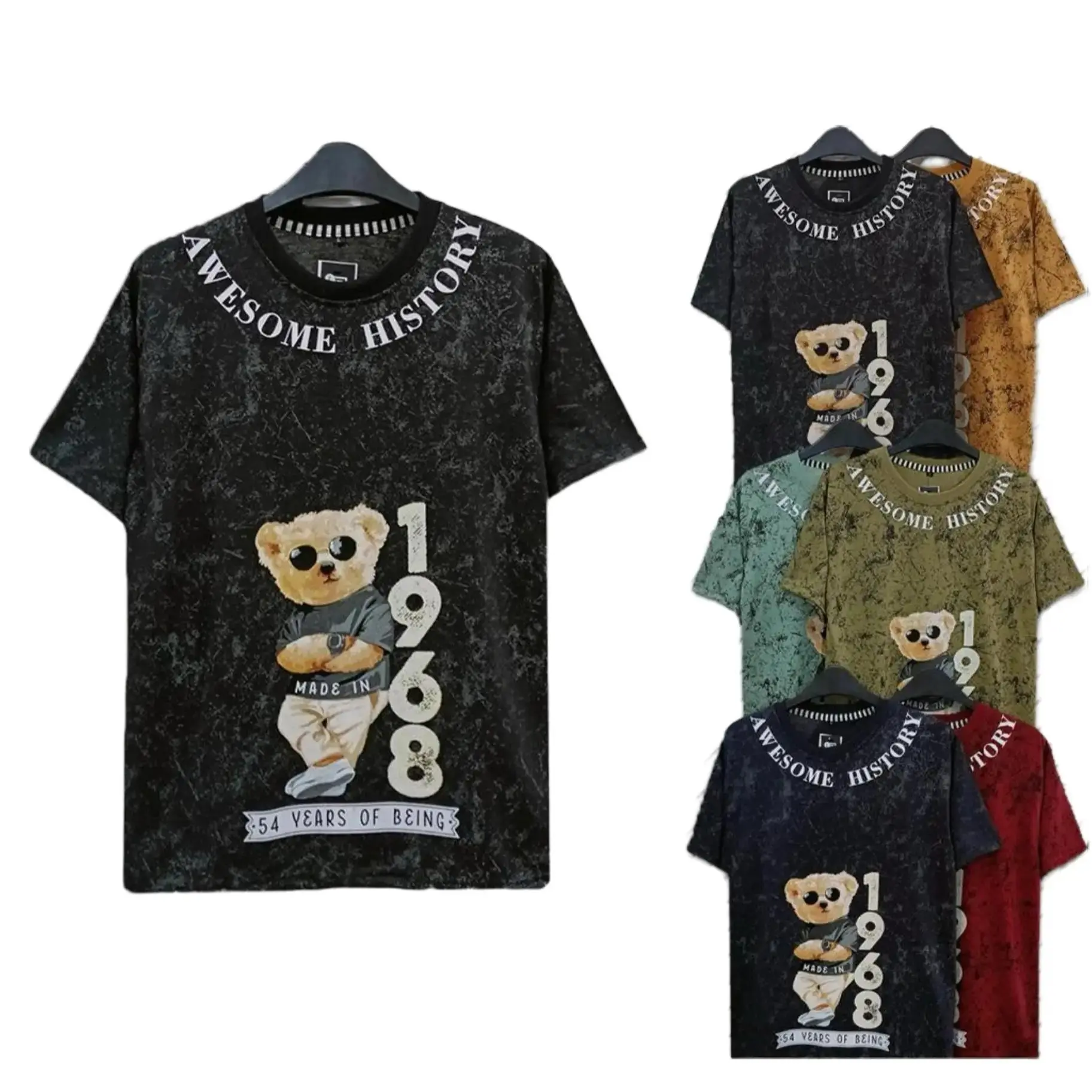 PAKET 4 PCS KAOS WASHING/FULL PRINT DEWASA SIZE M L XL XXL