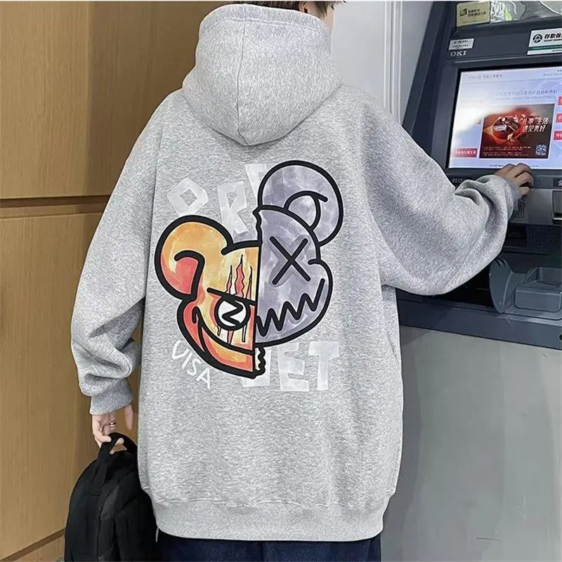 Hoodie Jumbo Bigsize PROVIDENT Jaket Fleece Korean Style Wanita Pria Oversize 6XL 5XL 4XL 3XL 2XL XL L M S Sweater Unisex Keren Distro  Hitam Crewneck Zipper 2