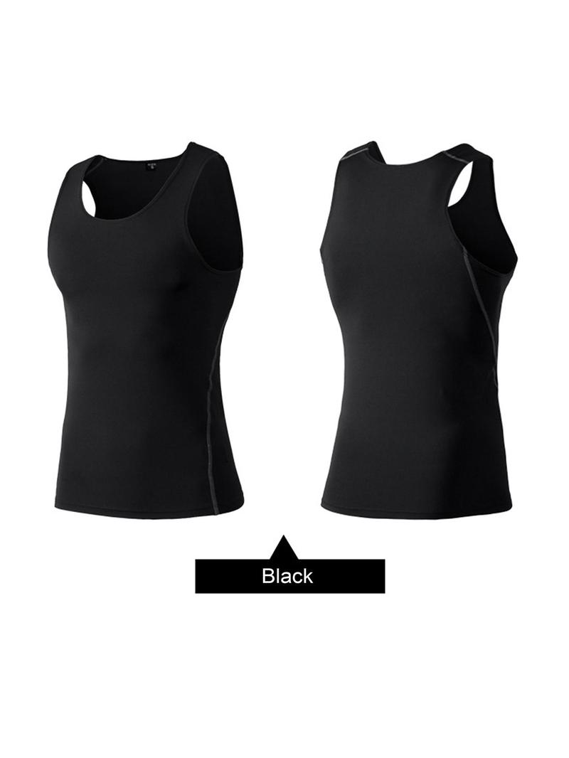 Product Introduction of Men's Solid Sports Tank Top, Breathable Comfortable Quick Drying Sports Vest, Sportswear Clothing for Gym Workout Running Basketball Exercise 9