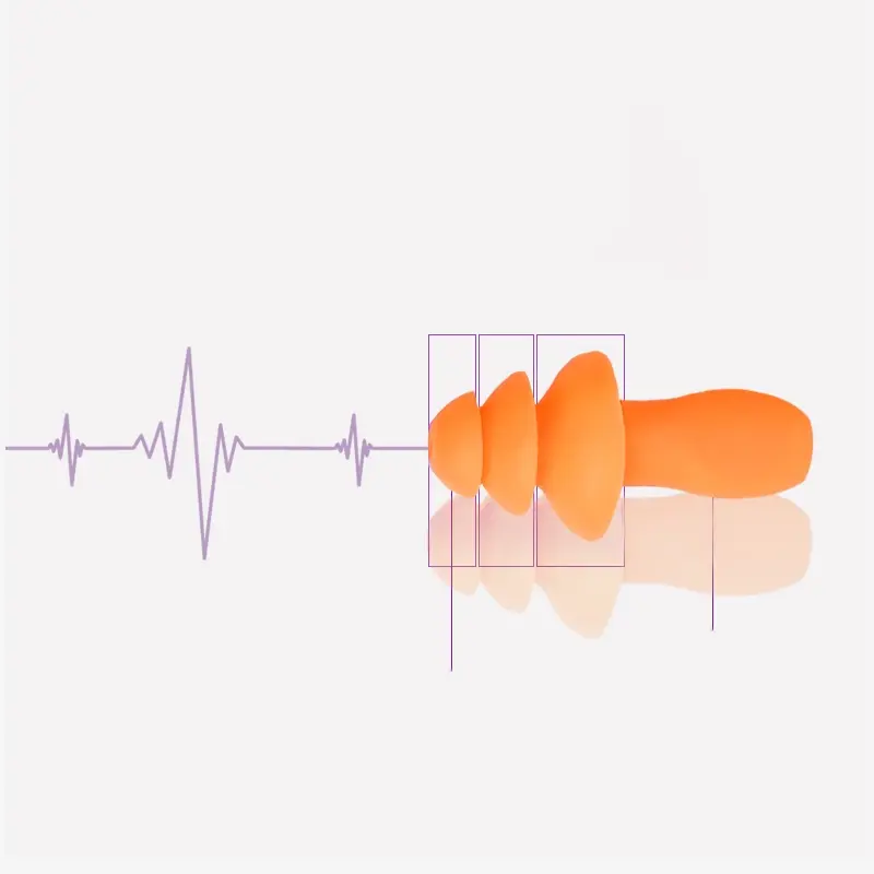 Silicone Earplugs/peredam suara kuping silikon ear plug/Earplugs Tidur Peredam Suara Nyaman-Ms.Pepeleria 3