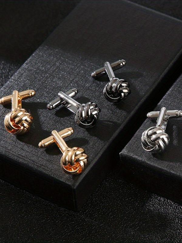 Men's Elegant Cufflinks, Fashionable Minimalist Cufflinks, Trendy All-match & Exquisite Accessories for Birthday Gift 4