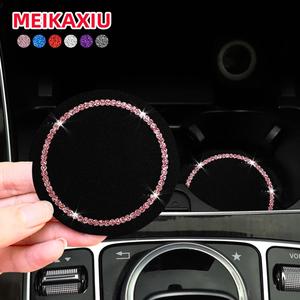 Portavasos para auto, 2 piezas por juego, portavasos impermeable para portavasos de auto, almohadilla antideslizante para portavasos de auto, accesorios para el interior del auto para mujeres y hombres, cosas para auto
