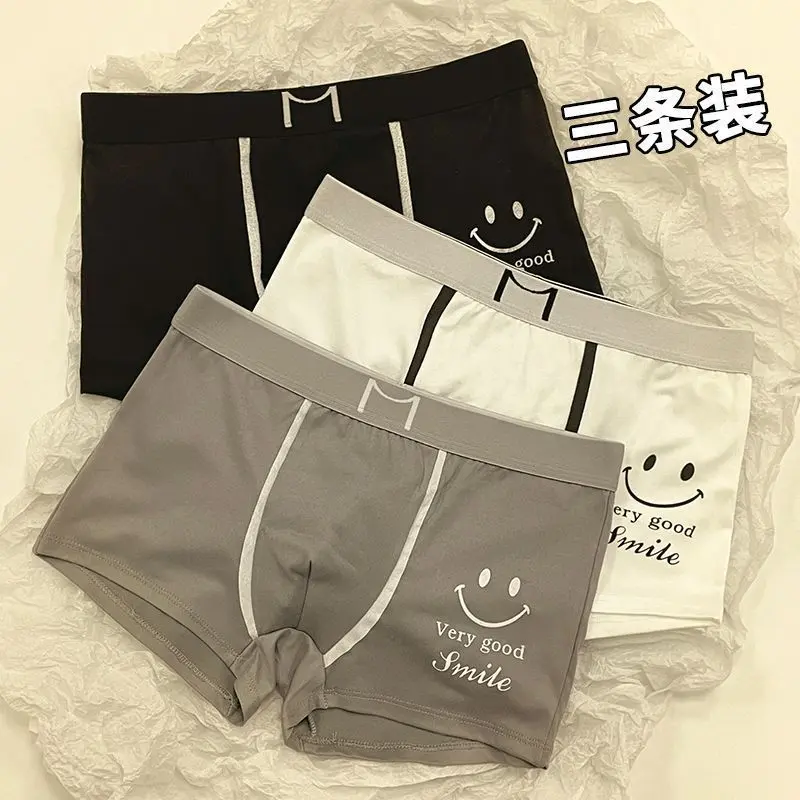 Đồ Lót Nam, Hàng Mới Về, Boxer Đùi Cotton, Cao Cấp, Cỡ Lớn, Thích Hợp Cho Người Lớn Và Thanh Niên, Quần Đùi Bé Trai, Cho Nam