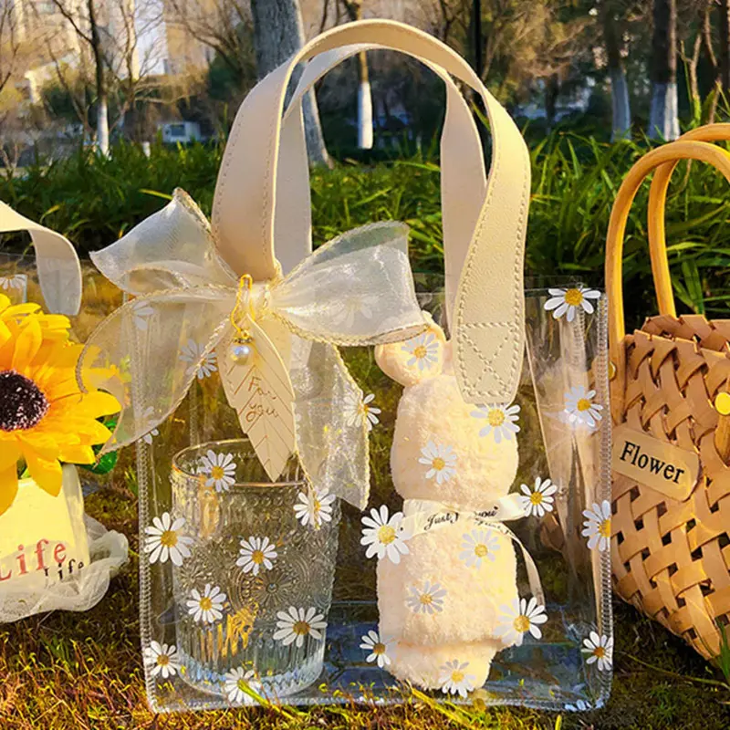 Túi Nhựa Pvc Màu Hồng Sành Điệu / * 10 * 20Cm / 23 * 15 * 25Cm, Túi Tote Trong Suốt, Túi Xách Thạch Cho Bữa Tiệc Bãi Biển, Du Lịch, Mua Sắm, Hoạt Động Ngoài Trời, Thanh Thiếu Niên 8