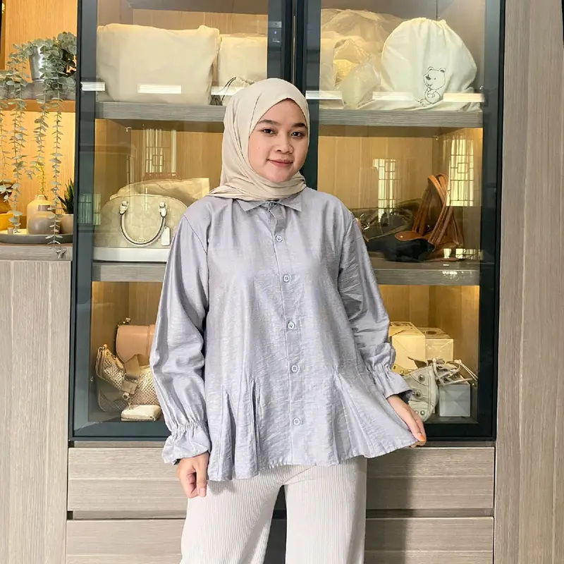 Diana Blouse - Blous Remaja Kekinian Polos Wanita 3