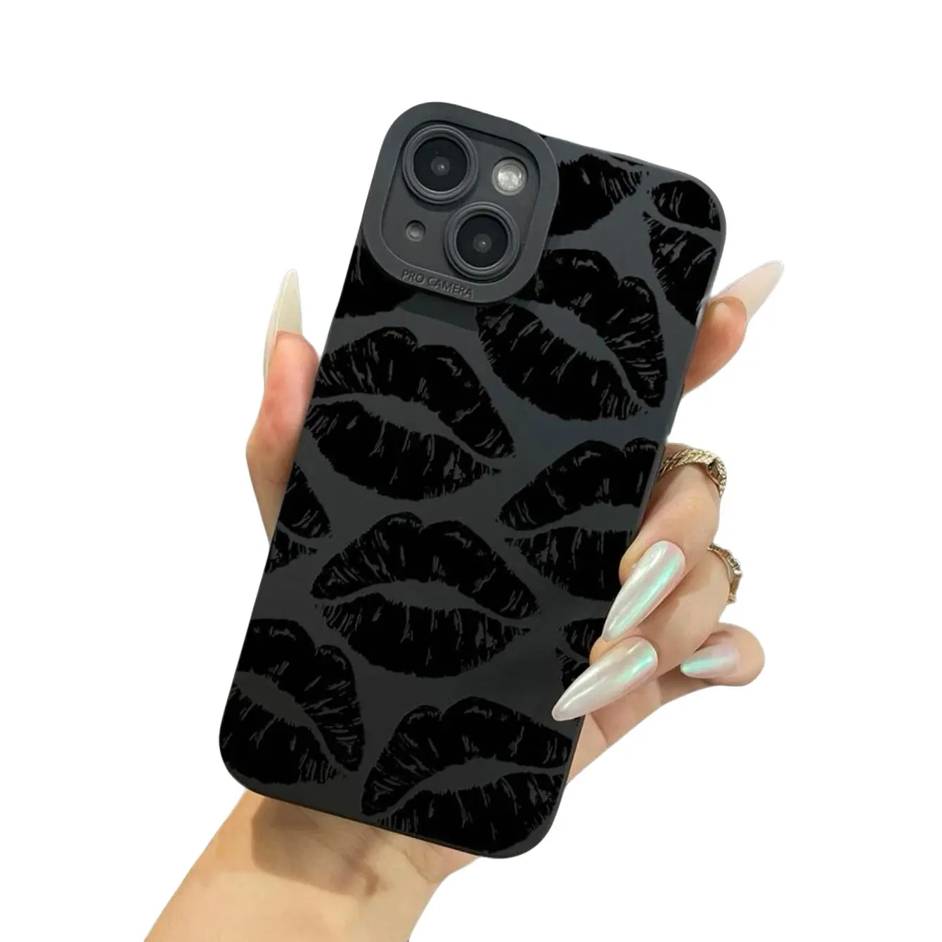 Lip Pattern Phone Case Compatible With iPhone 15 Pro Max iPhone 15 Pro iPhone 13 iPhone 14 iPhone 11, Anti-fall Mobile Phone Protective Case for Gift Set, Shockproof Phone Protector, Gifts for Boyfriend, Holiday Essentials