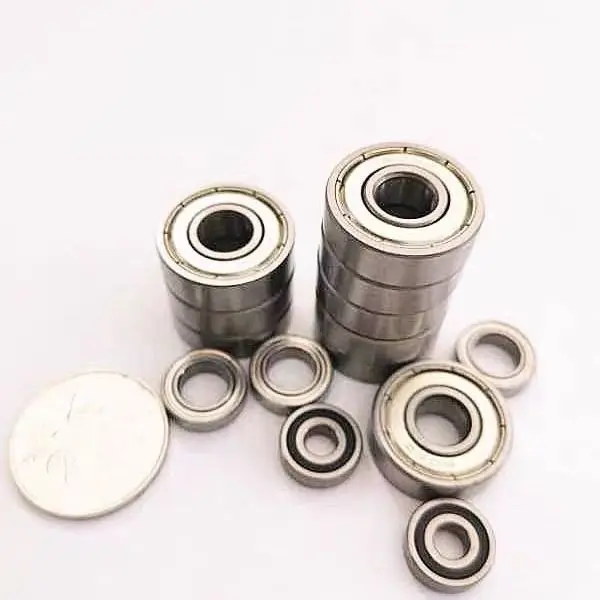 Vòng bi thu nhỏ, Cỡ Nhỏ Đường kính trong tốc độ cao, 608zz, Kích thước vòng bi: 1mm, 2mm, 3mm, 4mm, 5mm, 6mm, 7mm, 8mm, 9mm 5
