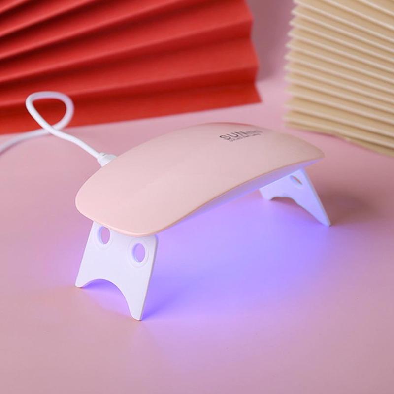 Portable Mini UV LED Nail Lamp, USB Rechargeable Foldable Nail Dryer Lamp, Professional Nail Art Tool for Home & Nail Salon Use 6