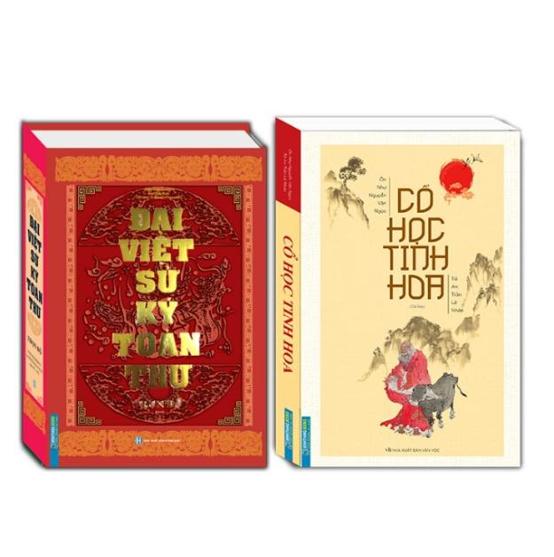 Sách - Combo 2 cuốn Đại việt sử ký toàn thư và Cổ học tinh hoa (bìa cứng)