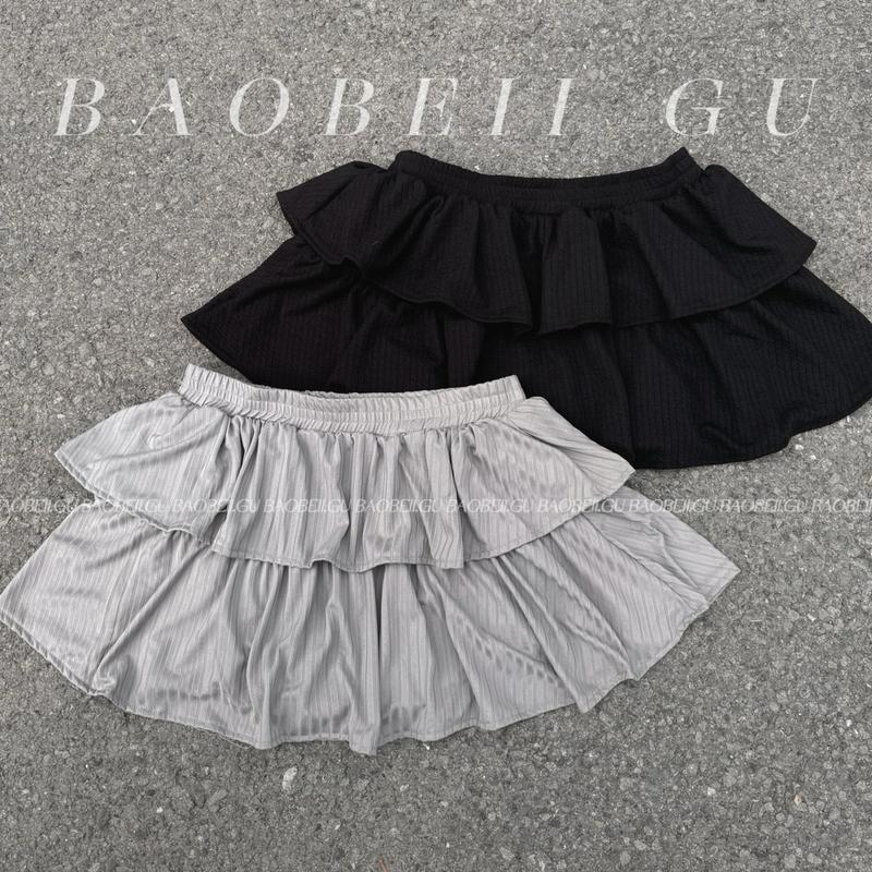 |BAOBEII.GU| Chân váy Chou hai tầng xoè xinh _ có bigsize