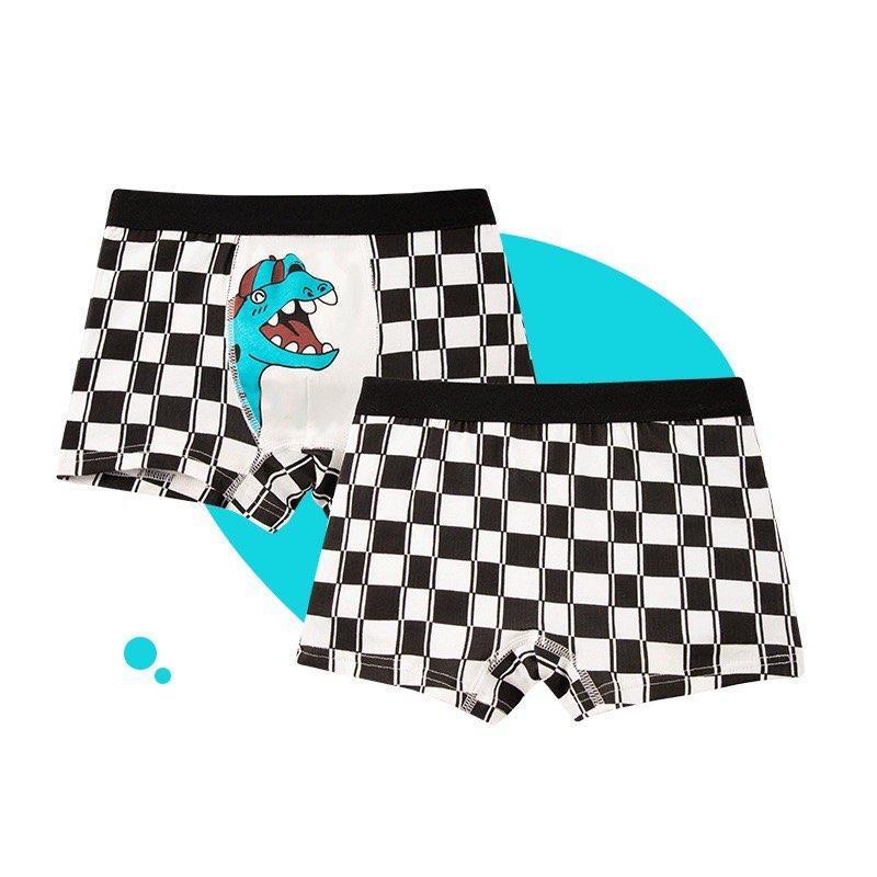 [MẸ THÓC] quần lót/sịp đùi cho bé trai chất cotton cao cấp in hình khủng long siêu yêu hàng QCCC by KID CLOTHING 6