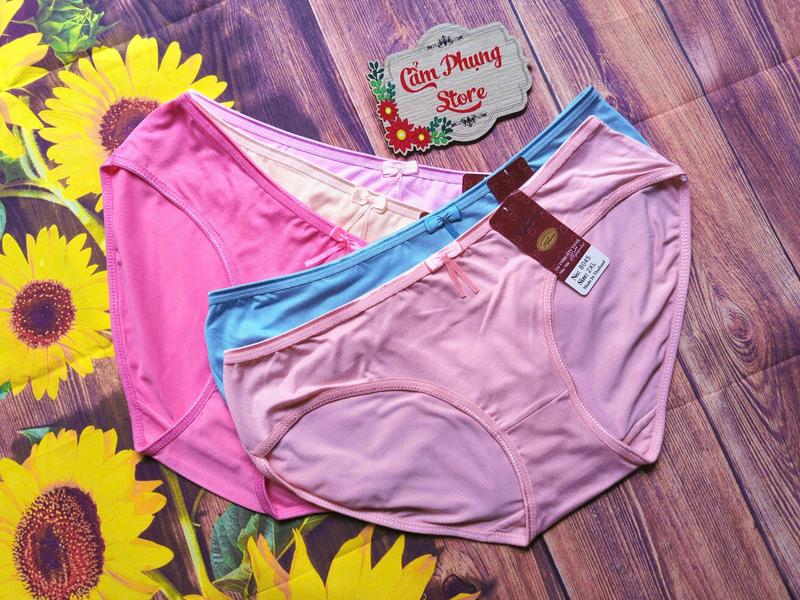 Combo 10 Quần  Lót Cotton Thái Nữ (8045) Size (50-80 Kg) Chất Vải Mềm Mịn Co Giãn 4 Chiều Thấm Hút Mồ Hôi Tốt 6