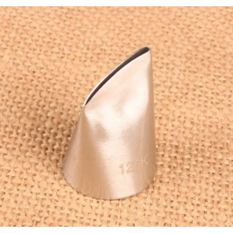 Spuit mawar besar no 126K impor alat dekorasi kue wedding cake ulang tahun loyang cetakan 126 bolu hiasan stainless Steel 2