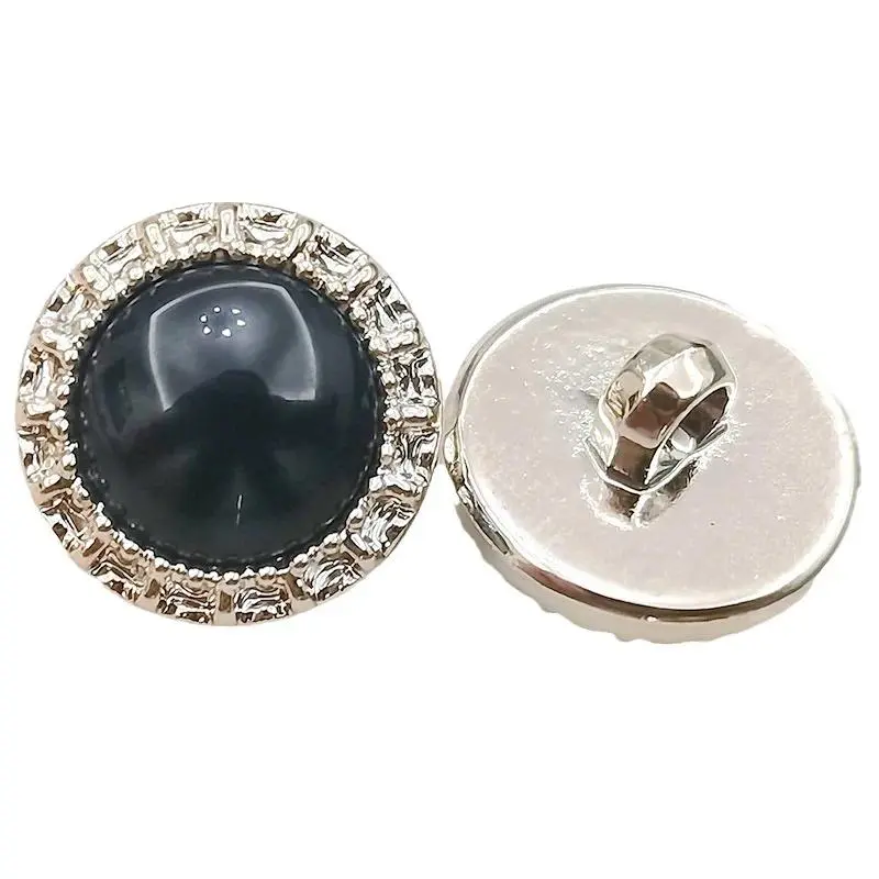 10 cái / lốc Nút quần áo thời trang 17,5 / 21 / 25mm Nút chuôi nhựa màu vàng Phụ kiện may mặc 5