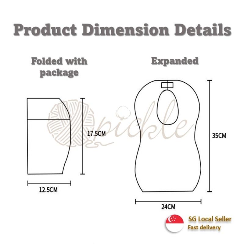 Product Introduction of Disposable Bib 10pcs/20 pcs pack Baby Toddler Waterproof baby saliva bib Infant bib with Food Catcher Pocket 10