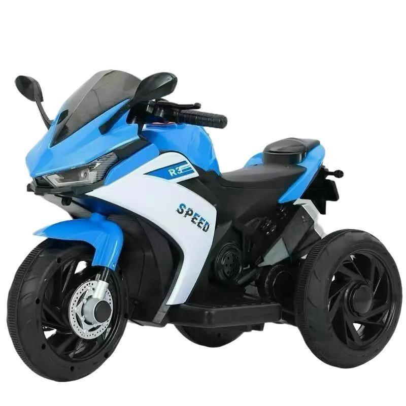 Xe máy điện cho bé Xe mô tô cho bé trai R3 mẫu nhỏ sử dụng chân ga Đồ Chơi Chòi Chân 1