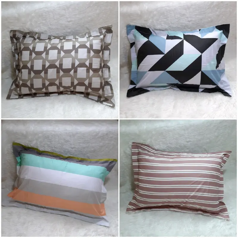 Sarung bantal bingkai satuan motif random bisa note/cacatan uk 50x70cm bahan cotton cvc dingin.lembut.halus 4
